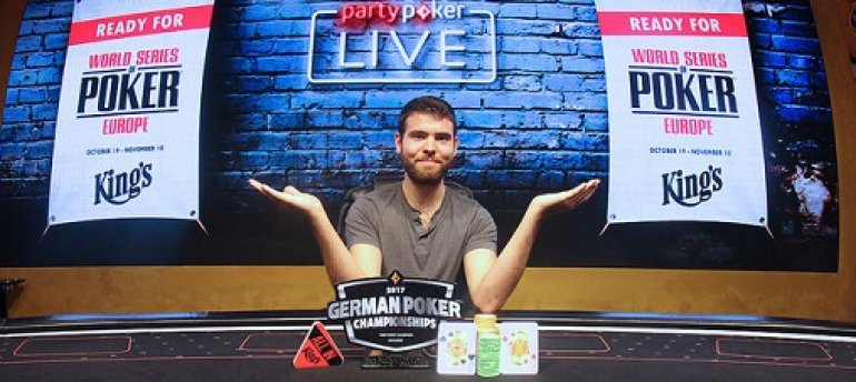 Jack Sinclair wins German Poker Championship SHR